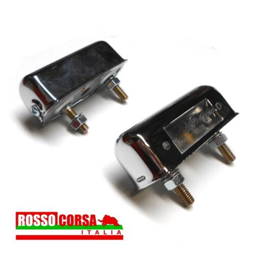 Fanalini luce targa metallo