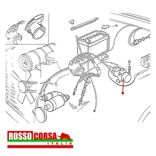 Bobina accensione Bosch Fulvia