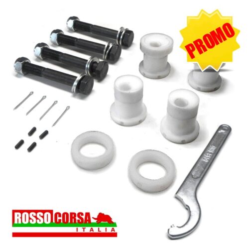 Lancia Fulvia kit boccole eccentriche bracci inferiori - teflon