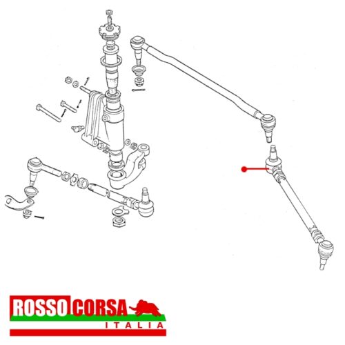 Testina filettatura sinistra Fulvia 1°serie