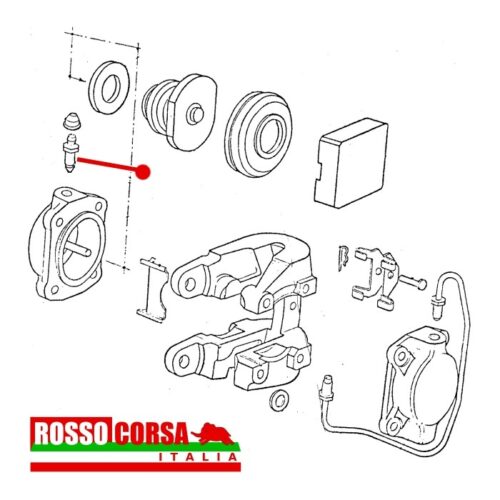 Vite spurgo freno pinze Dunlop