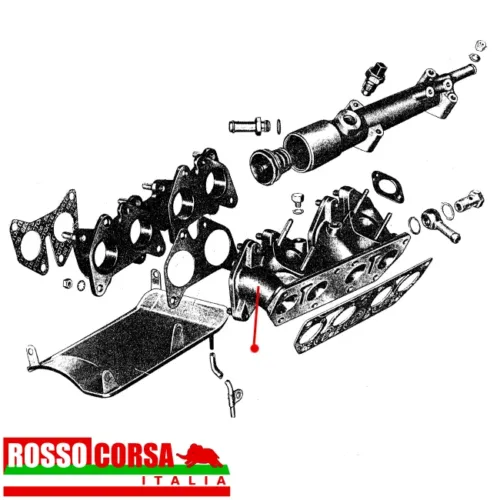 Intake manifold Lancia Fulvia