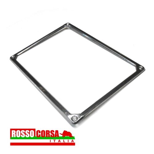 Cornice targa inox posteriore cm.28x20