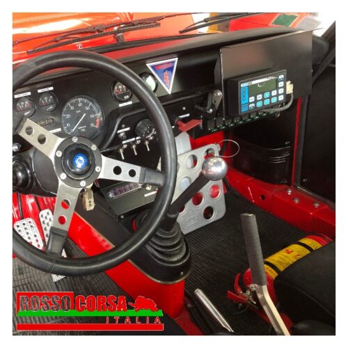 Lancia Fulvia pomello leva cambio 5 marce alluminio