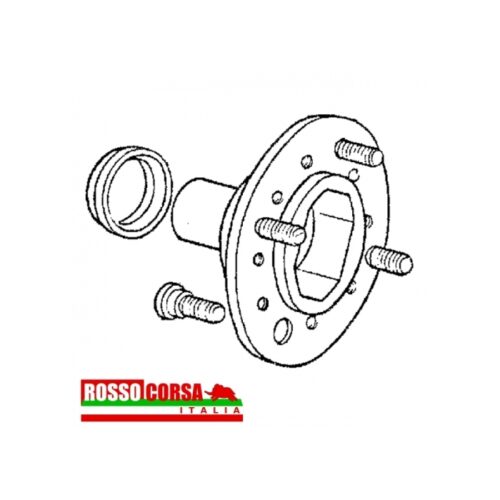 Mozzo ruota anteriore Fulvia 1°serie