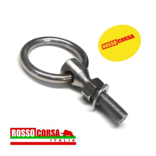 Gancio traino posteriore inox Fulvia