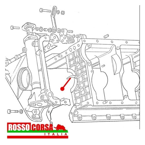 Beccuccio lubrificazione catena distribuzione Fulvia