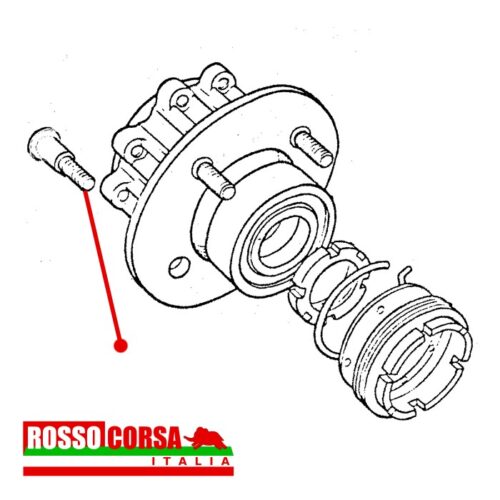 Colonnetta ruota Fulvia 1°serie