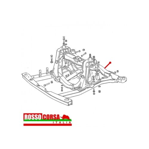 Traversa posteriore telaio Fulvia 4marce