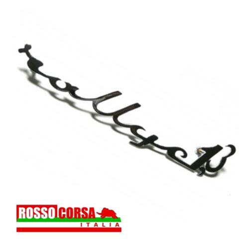 Scritta “rallye 1.3” cromata 170mm
