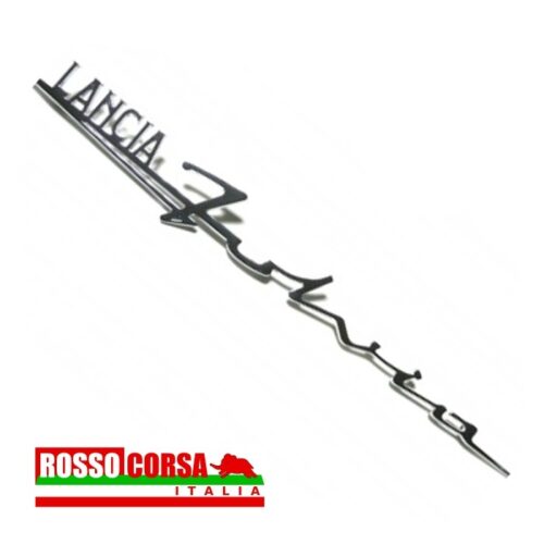 Scritta “Lancia Fulvia” cromata lunghezza 350mm.