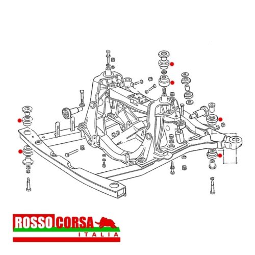 Tamponi rigidi supporto telaio