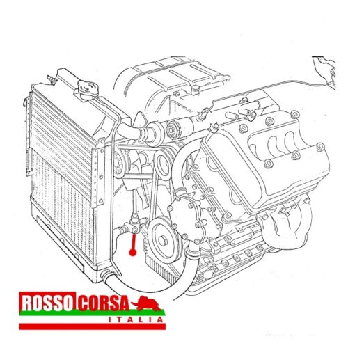Rubinetto scarico liquido radiatore Fulvia 1°serie