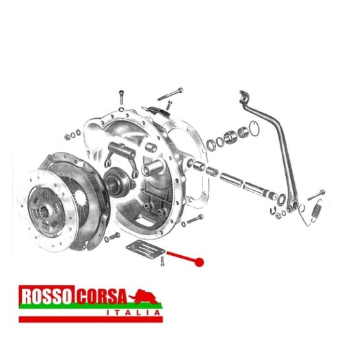 Presa aria inferiore flangia cambio alloggio frizione