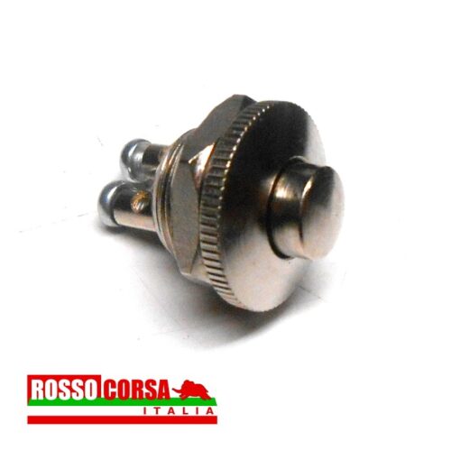 Pulsante in metallo a due poli