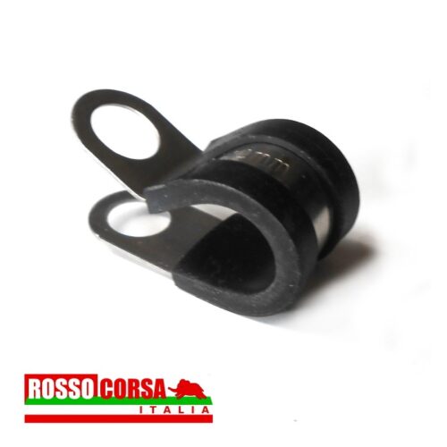 Fermatubo inox gommato ∅14