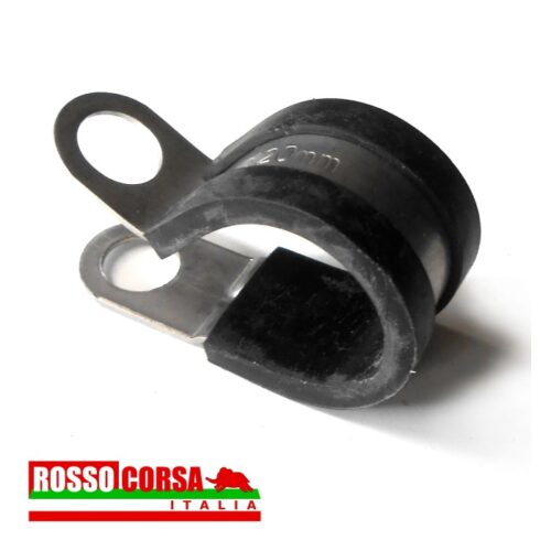 Fermatubo inox gommato ∅20