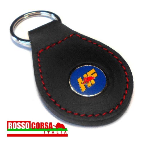 Portachiavi HF pelle nera