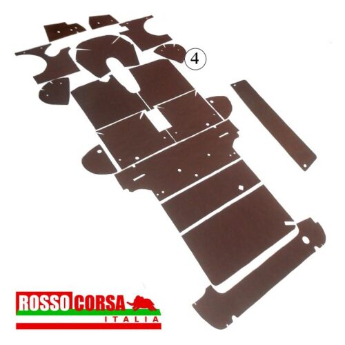 Pannello fonoassorbente passaruota anteriore Fulvia Coupè 2°serie (4)