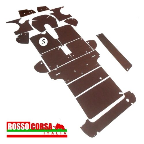 Pannello fonoassorbente pianale anteriore sinistro Fulvia Coupè 2°serie (5)