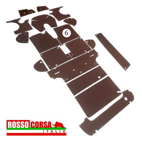 Pannello fonoassorbente pianale anteriore destro Fulvia Coupè 2°serie (6)