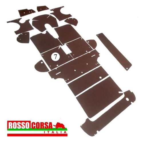 Pannello fonoassorbente pianale posteriore Fulvia Coupè 2°serie (7)