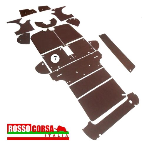 Pannello fonoassorbente pianale posteriore Fulvia Coupè 2°serie (7)