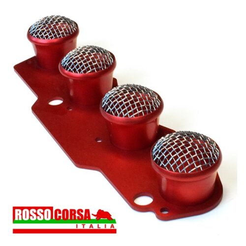 Trombocini DCOE-DHLA 40 rossi - kit su piastra