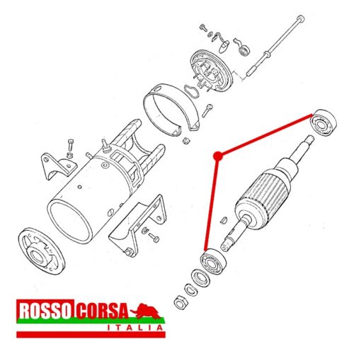 Cuscinetti dinamo Fulvia