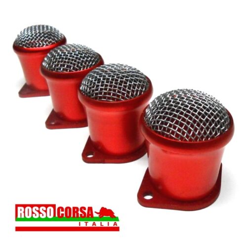 Tromboncini DCOE-DHLA 40 lunghi 68mm rossi