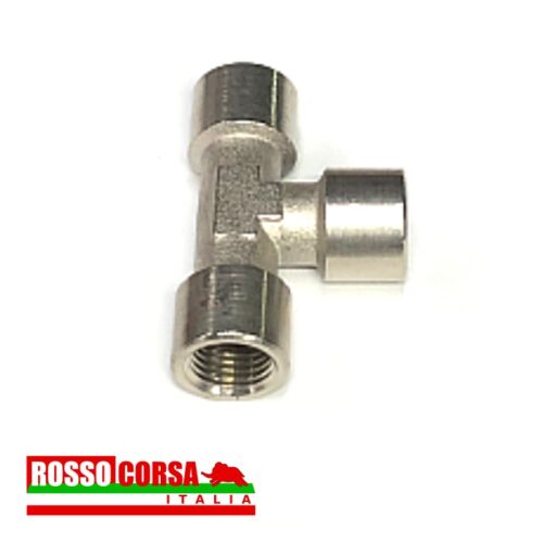 Raccordo benzina a T femmina-femmina-femmina