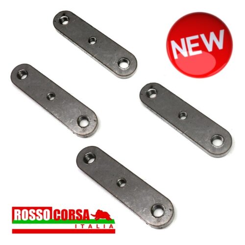Lancia Fulvia piastrine fissaggio staffe ammortizzatori posteriori