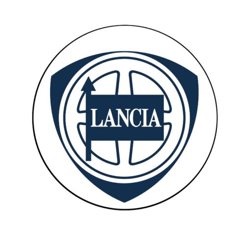 Adesivo logo Lancia diametro cm 3,6