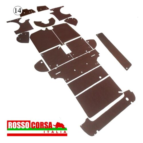 Pannello fonoassorbente sotto cruscotto destro Fulvia Coupè 1°serie (14)