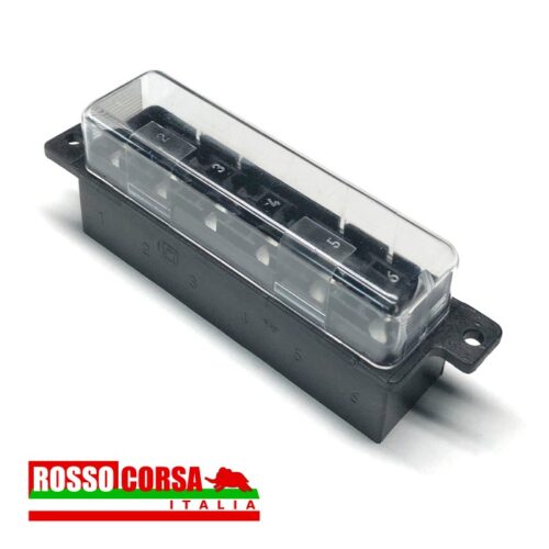 Portafusibili lamellari a 6 vie