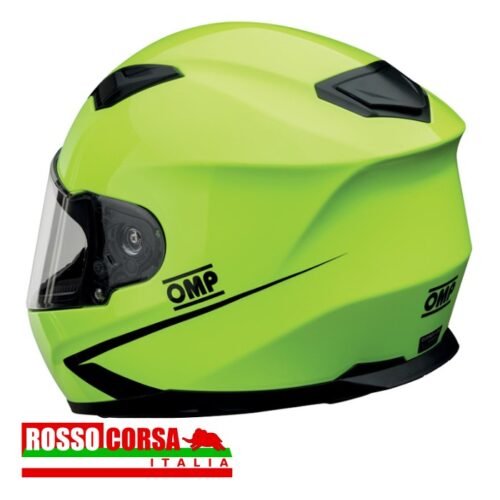 Casco Circuit Evo OMP – giallo fluo