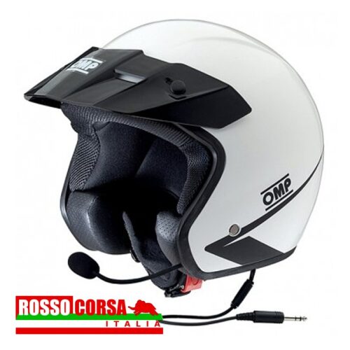 Casco Star Intercom OMP – bianco