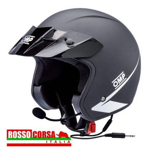 Casco Star Intercom OMP – nero opaco