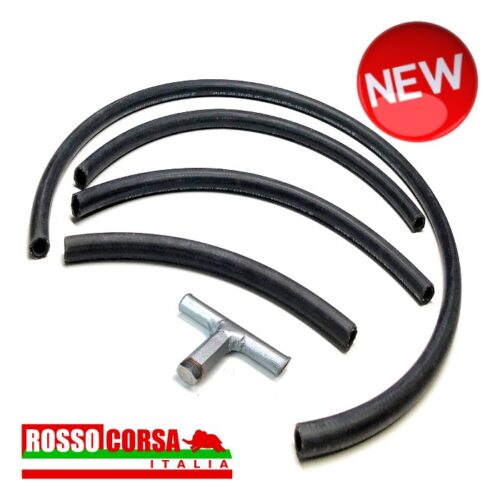 Kit tubi silicone neri impianto riscaldamento Lancia Fulvia