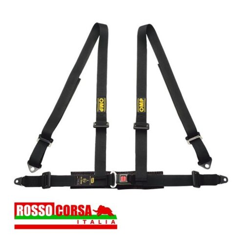 Cintura OMP ROAD 4 punti fissaggio con bulloni