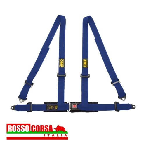 Cintura OMP ROAD 4 punti fissaggio con bulloni