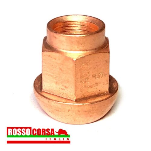 Dado ruota Lancia Fulvia sede sferica– acciaio ramato