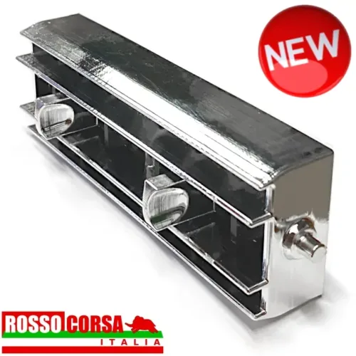 Bocchetta centrale cromata per la diffusione dell'aria in abitacolo della Lancia Fulvia Coupè e Sport 2°serie