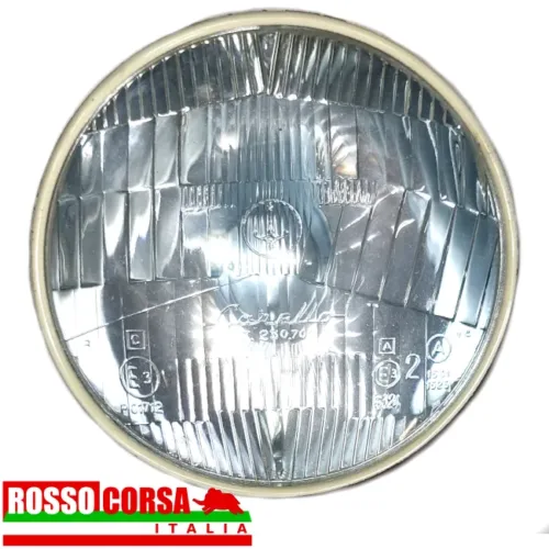 Gruppo ottico anteriore centrale Fulvia 1°serie. Originale Carello, usato ottime condizioni. Faro visione frontale