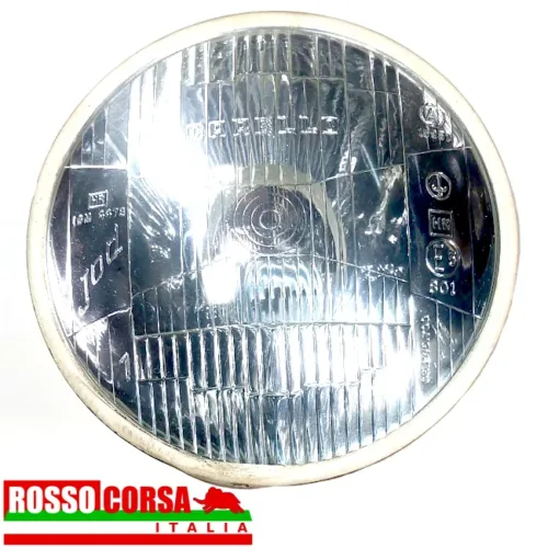 Gruppo ottico anteriore centrale Fulvia 2°serie. Originale Carello, usato ottime condizioni. Faro visione frontale