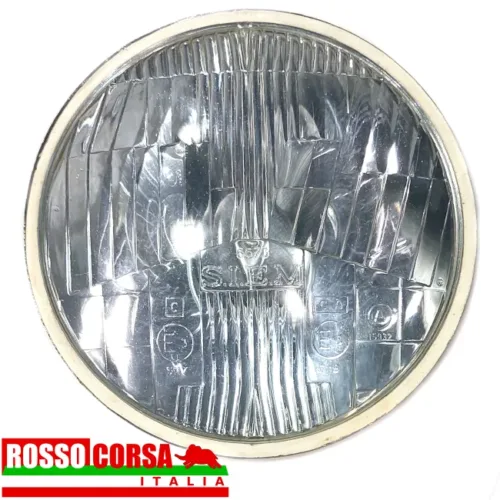 Gruppo ottico anteriore laterale Fulvia 1°serie. Originale Siem, usato ottime condizioni. Faro visione frontale