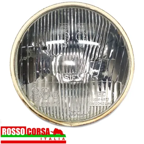 Gruppo ottico anteriore laterale Fulvia 2°serie. Originale Siem, usato ottime condizioni. Faro visione frontale