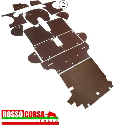 Pannello fonoassorbente paratia vano motore destra Lancia Fulvia Sport 2°serie