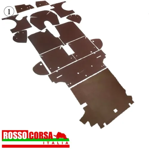 Pannello fonoassorbente paratia vano motore sinistra Fulvia Sport 2°serie