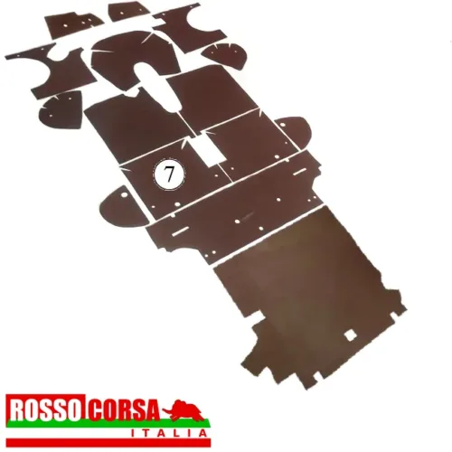 Pannello fonoassorbente pianale posteriore della Lancia Fulvia Sport 2°serie